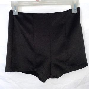 Nice Black Shorts with Zip Up Back.